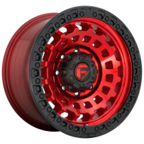 Fuel 1PC Zephyr 17X9 ET1 5x127 71.50 Candy Red Black Bead Ring Fälg